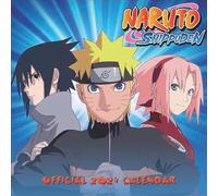 Agenda 2024 Naruto avec espace pour prendre des notes et de superbes images de la série animée populaire, idée cadeau fabuleuse pour tous les fans de manga, 30,5 x 30,5 cm
