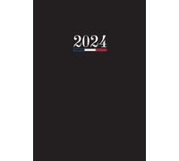 Agenda 2024 Semainier: 1 semaine sur 2 page,12 mois de janvier à décembre, Format A5
