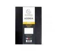 Agenda 2025 Semainier Pratic Exacompta 14 X 18 Cm - Janvier À Décembre 2025 - Noir