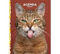 AGENDA 2026 2027: 2 jours / 1 page I Collège Lycée étudiant, scolaire, familial I Septembre à Juillet I Planner I ANIMAUX CHAT DRÔLE RIGOLO