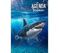 AGENDA 2026 2027: Requin | Planificateur scolaire journalier | Un jour par page | pour Fans de Requins