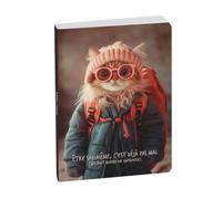 Agenda - 2026/2027 - Scolaire - Chat aventurier - 1 page par jour - 12x17cm - Exacompta