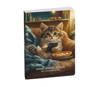 Agenda - 2026/2027 - Scolaire - Chat pizza - 1 page par jour - 12x17cm - Exacompta