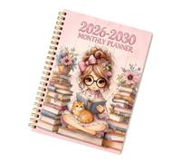 Agenda 2026-2030 5 ans - - épais - planning de 60 mois | Journal compagnon - Planificateur mensuel Pour la classe, le bureau, l'école, les vacances, les projets, le rendez-vous