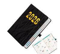 Agenda 2026,Carnet A5 Couverture Imperméable Avec Onglet | Calendrier Semainier et 2026 - Pour Maison École Collège Bureau Rendez-Vous Planification Académique Femmes Hommes Noël