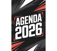 AGENDA 2026: Semainier horizontal | Organisation hebdomadaire et mensuel claire | Français | Fitness