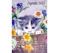 Agenda 2027 Chat: Planificateur Journalier Grand Format | 1 Page par Jour avec Heures | Jours Fériés France et Belgique | Cadeau Amoureux des Chats: ... votre année en compagnie d'un adorable chaton