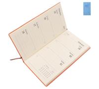 Agenda 2027 Format Poche, Semainier Daté à Couverture Rigide bleue | 128 Pages, Papier Agréable à Écrire, Suivi des Objectifs, Utilisation Élève ou Professionnel, Vue Hebdomadaire