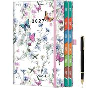 Agenda 2027 Journalier A5 Janvier à Décembre 2027 1 Jour par Page Planificateur avec Porte-Stylo 2 Signets Poche Intérieure