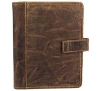 Agenda A5 en cuir, de 21 cm, avec système de spirales