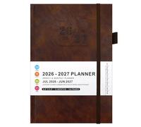 Agenda académique 2026 avec listes de choses à faire, pages calendrier, papier recyclable, gestion du temps, carnet de voyage