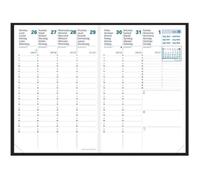 Agenda Affaires - QUO VADIS - 147002Q - bleu denim - 10 x 15 cm - 1 semaine/2 pages