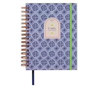 Agenda annuel 2024, format hebdomadaire, couverture rigide, 224 pages, avec des autocollants inclus
