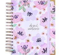 Agenda annuel 2025, format A5, une journée par page, 16,5x20,5 cm, modèle Clara