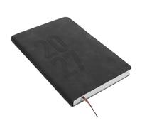 Agenda Annuel 2027 en Anglais, Carnet Portable Noir pour Planning | Papier, Bords Arrondis Limitant L’usure des Angles, pour Rendez-vous, Horaires, École et Contenu