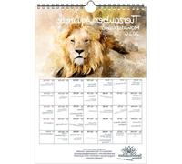 Agenda Aquarelle - Calendrier 2026 - Pour planifier vos rendez-vous - Avec système de suspension - Format A4 - Multicolore