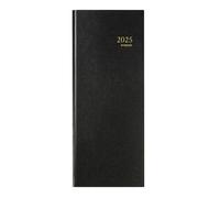 Agenda Brepols Euros/Centimes Banquier Long journalier 2 volumes - Année 2027 - 14,3 x 33 cm