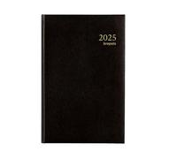 Agenda - BREPOLS - Agenda carré 1 jour travers - Couverture noire - 14x21 cm - 384 pages