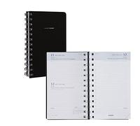 Agenda BREPOLS Breform - 10x16,5cm - 1 jour par page couverture noir Polypro - 2027