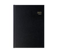 Brepols - Bremax 1 Agenda Journalier - Couverture noire 1 Jour par Page - 21x 29 cm - 2024