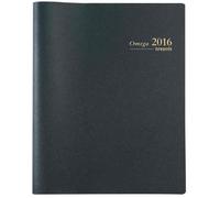 BREPOLS - 1 Agenda Semainier OMEGA 27 GENOVA - Janv. à Déc. 2020 - 21 x 27 cm, Noir