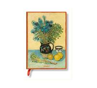 Agenda Civil 2027 Nature Morte de Van Gogh Midi Semainier HOR Paperblanks | Agenda 12 mois 2027 semainier horizontal, couverture rigide, fermeture élastique, 2 rubans, pochette
