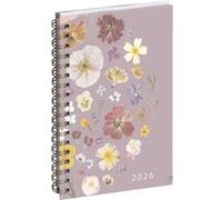 Agenda civil de bureau semainier Exacompta Lady Sophie Adde Janvier à décembre 2026 15 x 17 cm Rose Rose G