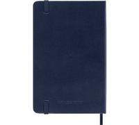 Moleskine Agenda journalier 2025 12 mois – Couverture rigide & élastique – Bleu saphir Pocket 9x14cm