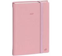 Agenda civil journalier de bureau Quo Vadis Collection Daily 21 Color 2027 15x21 cm Pastel Rose Rose Pastel