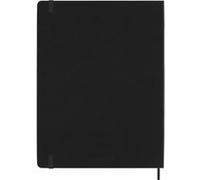 Agenda civil Moleskine semainier XL couverture rigide 2025 noir Noir G
