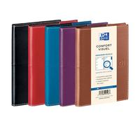 OXFORD - 1 Agenda Semainier Spirales - Grille Confort Visuel Pour Malvoyant - Janvier 2027 à Décembre 2027 - Dimension 10 x 15 cm - Couvertures Couleurs Aléatoires