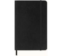 Moleskine – Agenda hebdomadaire 2023-2024, 18 mois, couverture souple, format poche 9 x 14 cm, noir