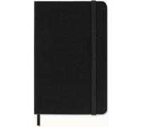 Agenda civil semainier Moleskine Horizontal Format de poche Noir Noir G