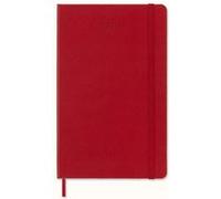 Agenda civil semainier Moleskine Horizontal Grand Format Rouge Rouge G