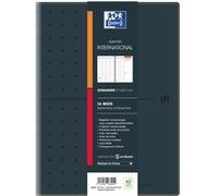 Agenda Oxford International scolaire semainier 16 mois - septembre 25 décembre 26 - 21 x 29,7 cm noir