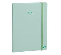 Agenda civil semainier Quo Vadis Ministre Collection Pastel Décembre 2025 à Décembre 2026 Vert