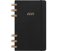 Agenda civil spiralé Moleskine semainier grand format couverture souple 2025 noir G