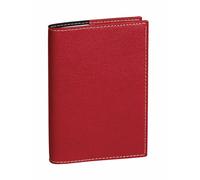 Agenda civil spiralé semainier avec répertoire Quo Vadis Ministre Collection Club Année 2025-2026 septembre à septembre 16 x 24 cm Rouge
