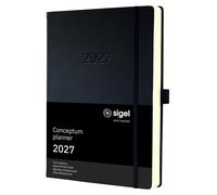 Agenda Conceptum 2027, format A4+, noir