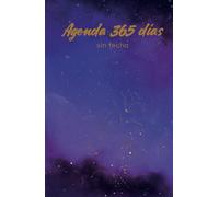 Agenda de 365 jours sans date, avec intérieur coloré