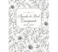 Agenda de bord 2026/2027 Enseignante: Carnet de Bord A4 pour Planifier et s’organiser