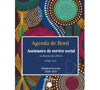 Agenda de bord Assistant social en faveur des élèves 2026-2027