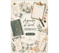 Agenda de Bord Coordonnateur ULIS 2026/2027: Carnet de Bord 2026/2027 Coordonnateur ULIS collège - lycée | Fiches Action/Projet & AESH, Organiseur ... Planning Annuel et Carnet de Notes, Format A4