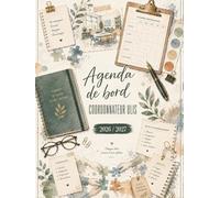Agenda de Bord Coordonnateur ULIS 2026/2027: Carnet de Bord 2026/2027 Coordonnateur ULIS collège - lycée | Fiches Action/Projet & AESH, Organiseur ... Planning Annuel et Carnet de Notes, Format A4