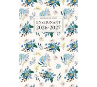 Agenda de bord Enseignant 2026/2027 A5: Carnet de Bord pour les Professeurs