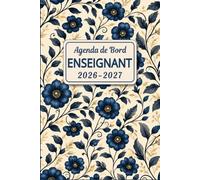 Agenda de bord Enseignant 2026/2027: Planificateur Scolaire pour Les enseignants, 1 Semaine sur 2 Pages, 1 mois sur 2 Pages, format A5