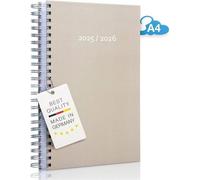 Agenda de l'enseignant 2025-2026 – Agenda scolaire pour enseignants – Organisation claire des cours – Agenda hebdomadaire – Bloc-notes – Planification des cours – Agenda pédagogique