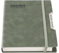 Agenda de l'enseignant 2025-2026 - Journal scolaire très clair - Planning hebdomadaire et bloc-notes - Organiseur pour enseignants - Planning scolaire et des cours - Gestion du temps claire