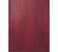 Agenda de planification modèle Manager 2025, 2 pages par semaine, 168 pages, couverture en simili cuir, couleur rouge-brun