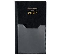 Agenda de poche 2026-2027 - Calendrier de poche 2026-2027 pour sac à main, 16,3 x 9,7 cm, juillet 2026 à juin 2027, planificateur hebdomadaire, mensuel, petit calendrier et organisateur d'horaires